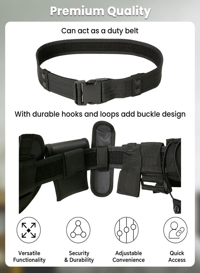 DUPDMKIN Police Belt 10 in 1 Duty Belt for Tactical Security, Military Modular Equipment System Mold - Image 4